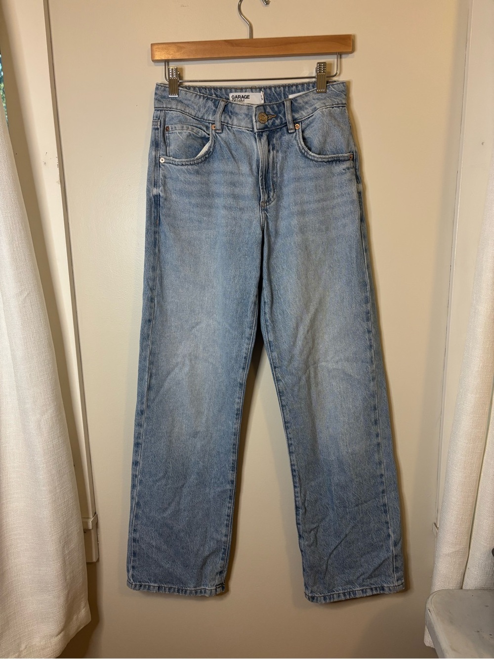 Garage Denim Light Blue Slouchy Jeans
